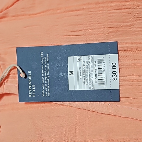 NWT Universal Thread Dress Pastel Orange Color Size Medium - Picture 3 of 11